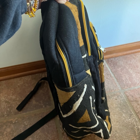 Authentic African mudcloth backpack - Picture 7 of 7